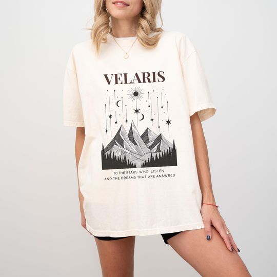 Velaris City Of Starlight, Velaris Comfort Colors Shirt, ACOTAR Shirt, City Of Starlight, Night Court, The Night Court Tee, Bookish Shirt