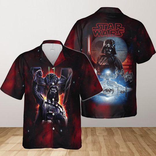 Star Wars Darth Vader Hawaii Shirt, Darth Vader Button Shirt, Anakin Skywalker Shirt, Disney Movie Summer Shirt, Star Wars Fans Gifts