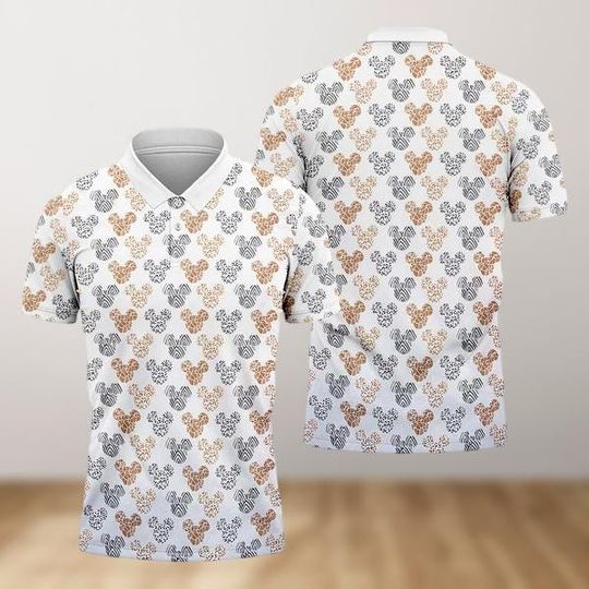 Disney Mickey Mouse Face Polo Shirt, Mickey Golf Shirt, Disneyland Mickey Mens Polo Shirt, Disney Vacation Shirt, Summer Family Shirt