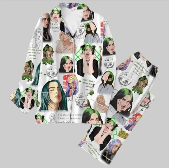 Billie Pajamas Set, Billie  Merch