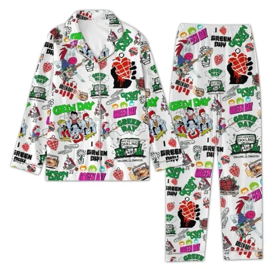 Green Day Pajamas Set