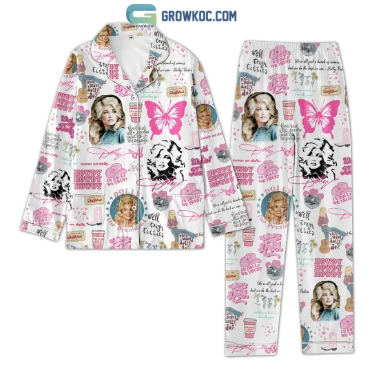 Dolly Parton President We Trust Pajamas Set
