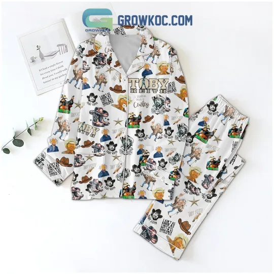 Toby Keith Love Polyester Pajamas Set