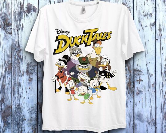 Discover Disney DuckTales Tshirt - Scrooge McDuck Tee, Gifts for Cartoon Fan, Disney Outfit, DuckTales Merch, Gift for Disney Fan