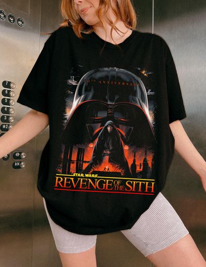 Vintage Revenge Of The Sith 20th Shirt, Anakin Skywalker Shirt, Darth Vader Tee, Jedi T-Shirt, Star Wars Episode III Revenge of The Sith Tee