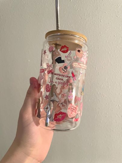 Sabrina Carpenter Frosted Tumblers
