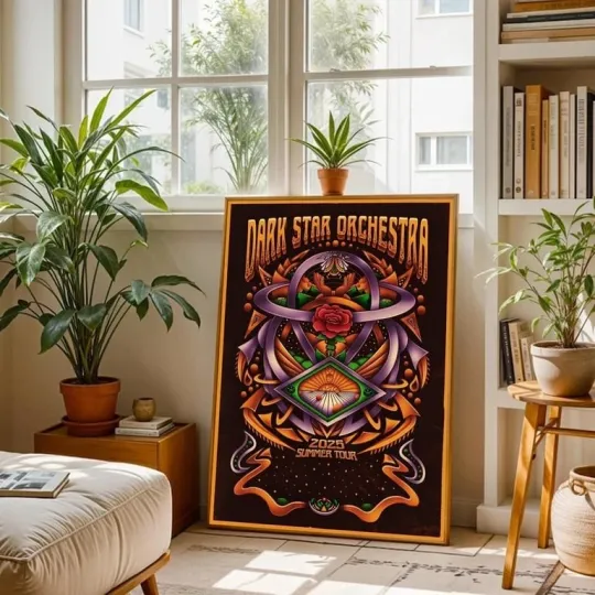 HOT Dark Star Orchestra show Summer Tour 2025 - Poster Tour - Music