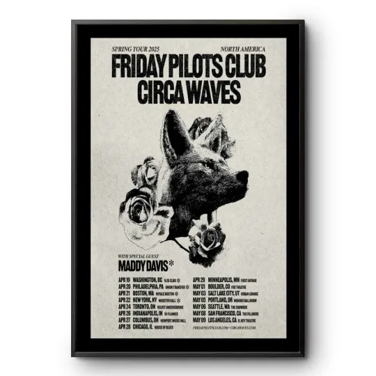 Poster Friday Pilots Club Spring Tour 2025