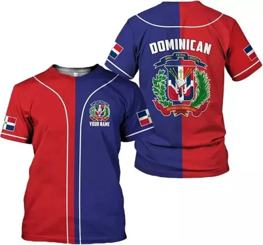 Custom Dominican Shirts Dominican Republic 3D T-SHIRT Mother Day Gift