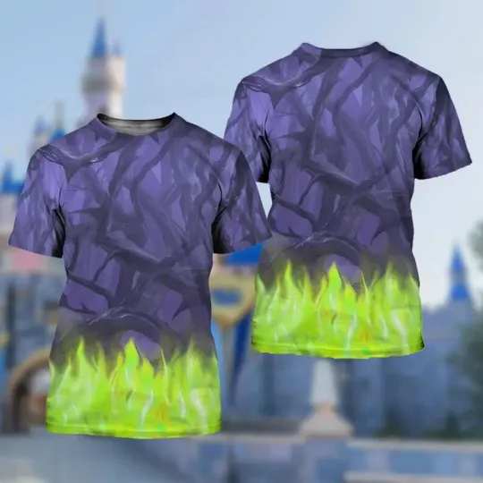 Maleficent 3D T-SHIRT MOTHER DAY GIFT ALL OVER PRINT BEST PRICE US SIZE