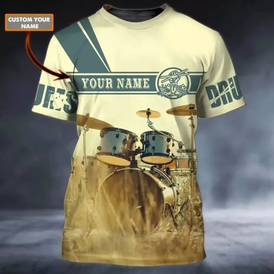 Discover Personalized All Over Print Drummer 3D T-SHIRT Mother Day Gift Best Price