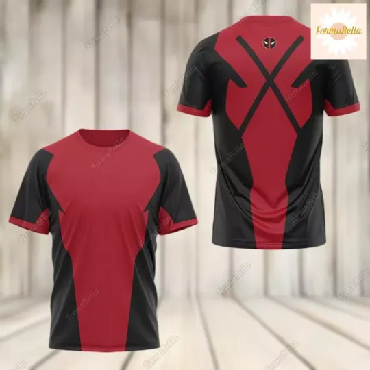 Deadpool Costume, Deadpool 3D T-SHIRT MOTHER DAY GIFT ALL OVER PRINT