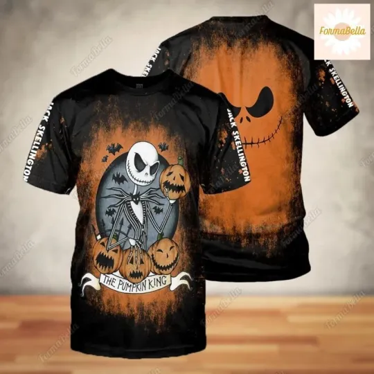 Halloween Jack Skellington 3D T-SHIRT Mother Day Gift all over Print Best Price
