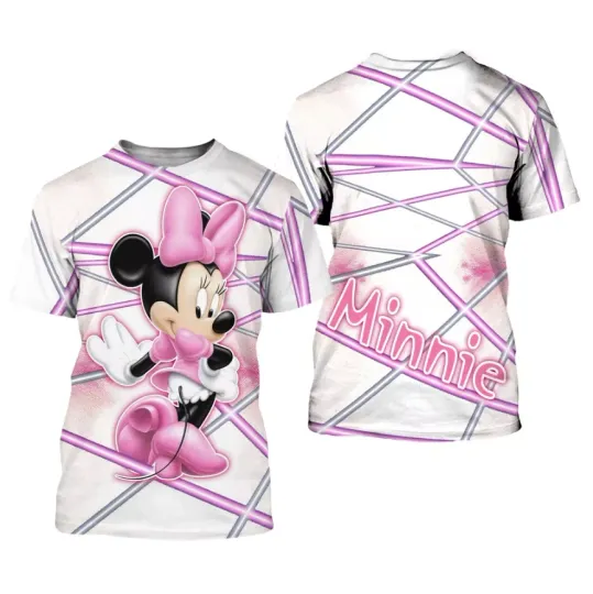 Never Too Old For Minnie Mouse Mother's Day Birthday 3D T-SHIRT Halloween Gift