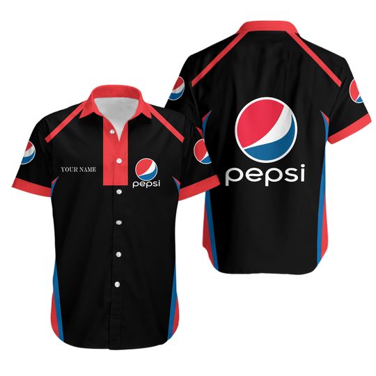 Pepsi Hawaiian Shirt, Pepsi Fan, Summer aloha vacaion Shirt