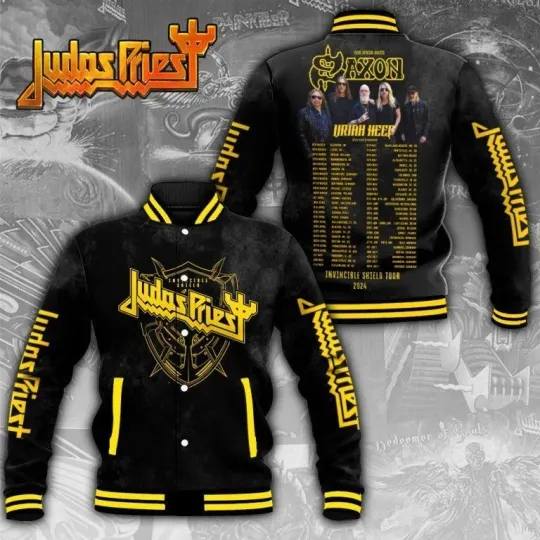 Judas Priest Varsity Jacket   Baseball Jacket