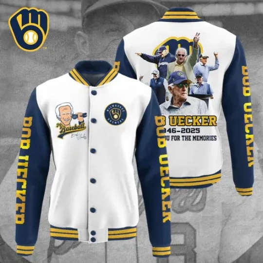 Bob Uecker 1934-2025 Thank You For Memories Baseball Jacket