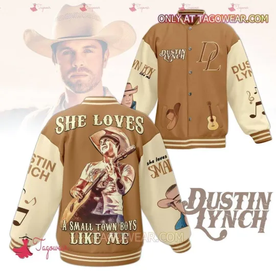 Dustin Lynch She Loves A Small Town Boys Like Me Baseball Jacket