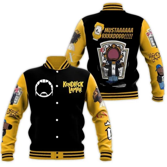 Kendrick Lamar Mustard Not Like Us Not Enough GNX Baseball Jacket