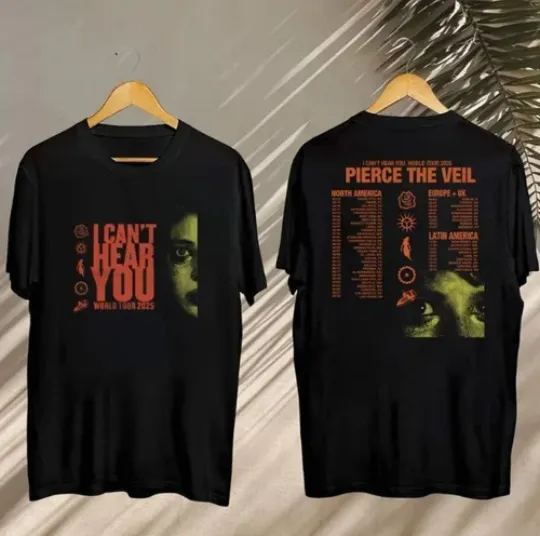 2025 Pierce The Veil I Can't Hear You Tour Shirt, Pierce The Veil Concert 2025