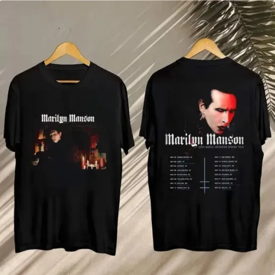 Marilyn Manson 2025 Spring Tour T-Shirt - North American Dates