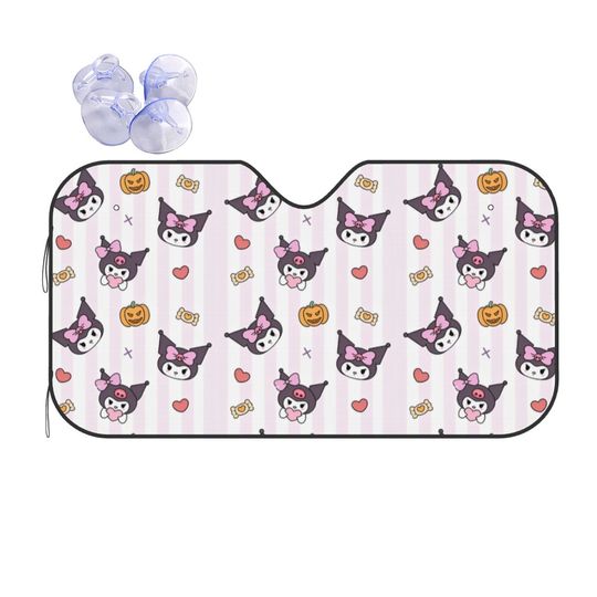 Sanrio Character Kuromi Car Sun Shades
