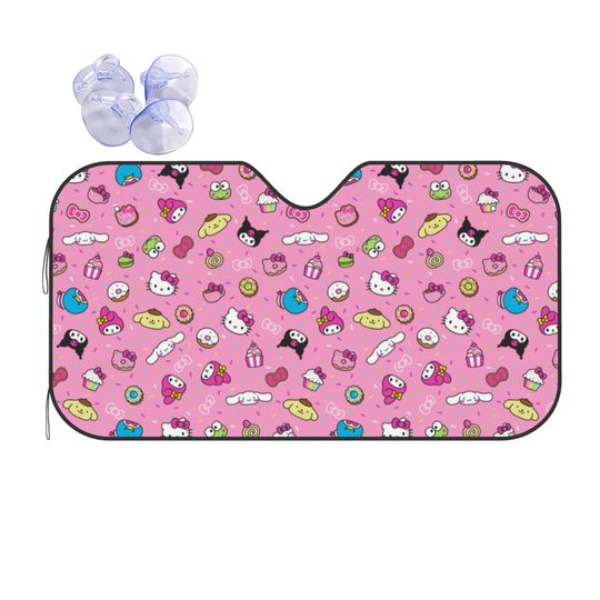 Sanrio Hello Kitty Kuromi Car Sun Shades