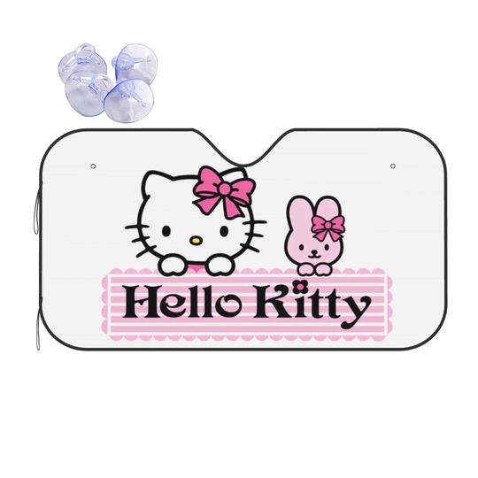 Hello Kitty Cute Cat Cats Car Sun Shades