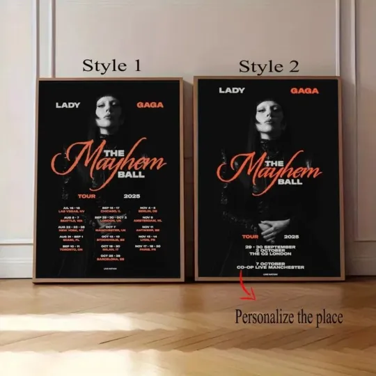 Ld ga The MAYHEM Ball Tour 2025 Poster