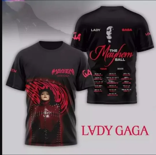 Ld ga The Mayhem Ball Tour 2025 shirt 3d - shirt 3d unisex, mother day gift