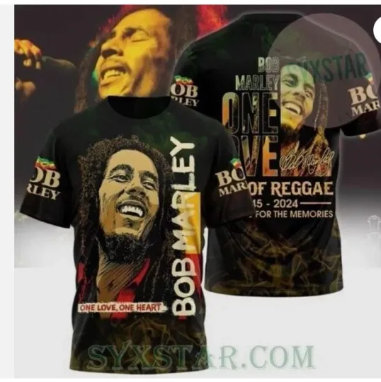 Bob Marley shirt 3d - shirt 3d unisex, mother day gift