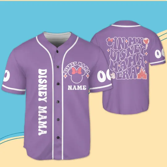 Discover Personalized In My Mama Era Mother's Day Gift For Mom Baseball Jersey Shirt