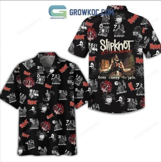 Discover SP KNOT 25th Anniversary Black Graphic Hawaiian Shirt