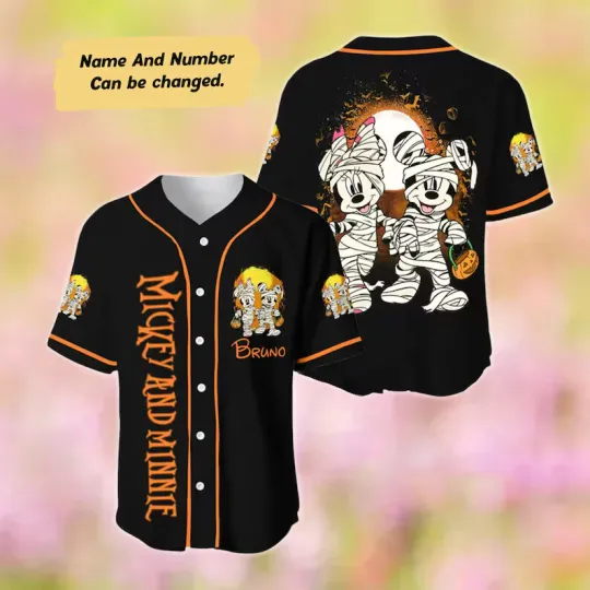 Discover Personalized Halloween 3D Baseball Jersey Shirt MOTHER DAY GIFT ALL OVER PRINT