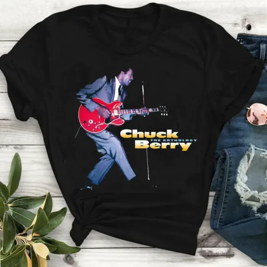 Anthology Album Chuck Berry T Shirt Cotton Men And Women