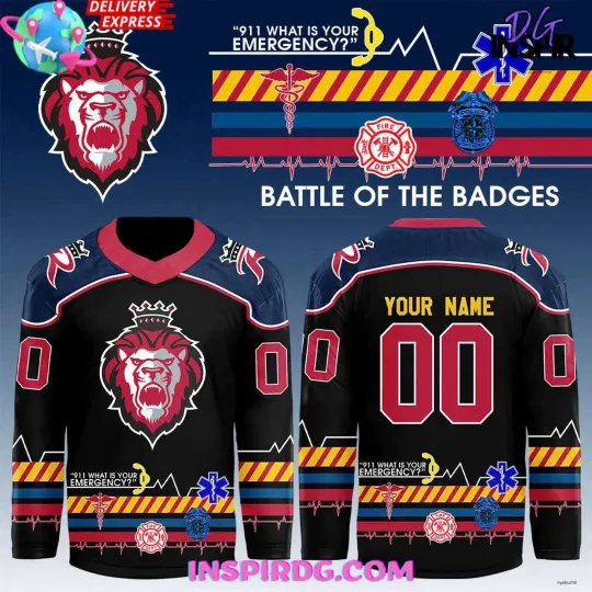 Discover Personalized Reading Royals Battle of the Badges 2025 Special Hockey Shirt