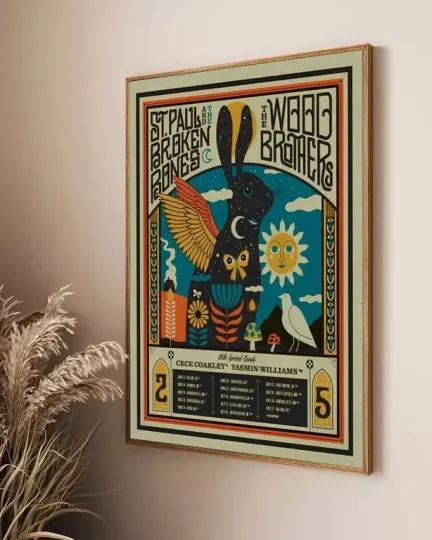 Discover St Paul & The Broken Bones Summer Tour 2025 Poster