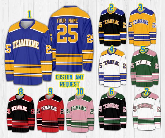 Personalized Name Sorority Ice Hockey Jersey, Custom Color Sorority Sisters Hockey Shirt, College Big Little Hockey Jersey For Hockey Lover
