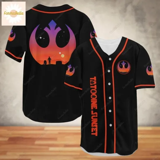 Halloween Tatooine Star Wars 3D Baseball Jersey Shirt Mother Day Gift Us Size