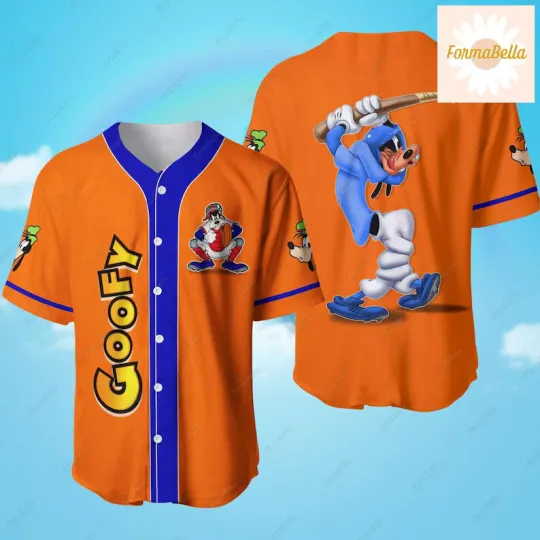 Discover Goofy Dog 3D Baseball Jersey Shirt Mother Day Gift All Over Print Best Price