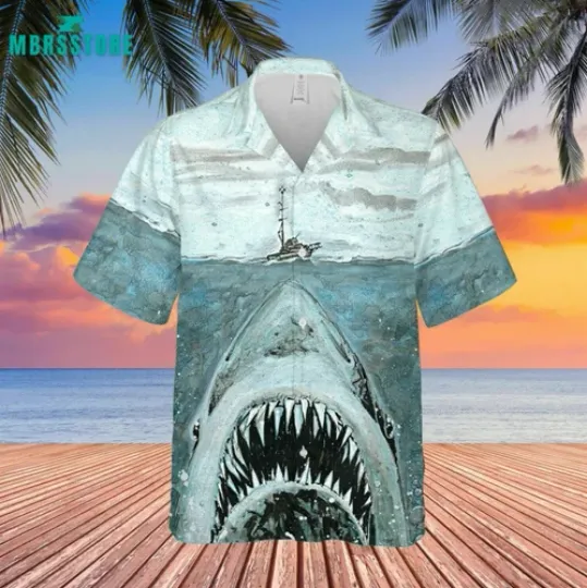Ocean Shark Jaws Unisex 3D HAWAII SHIRT All Over Print Mother Day Gift Us Size