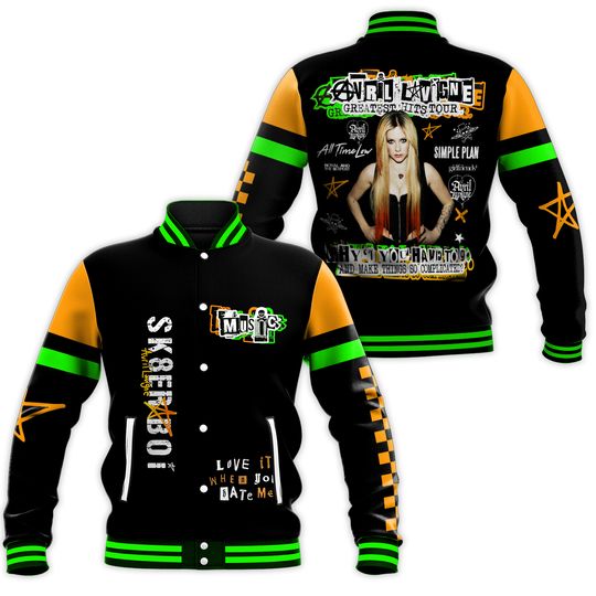 Avril Lavigne Varsity Jacket For Fans