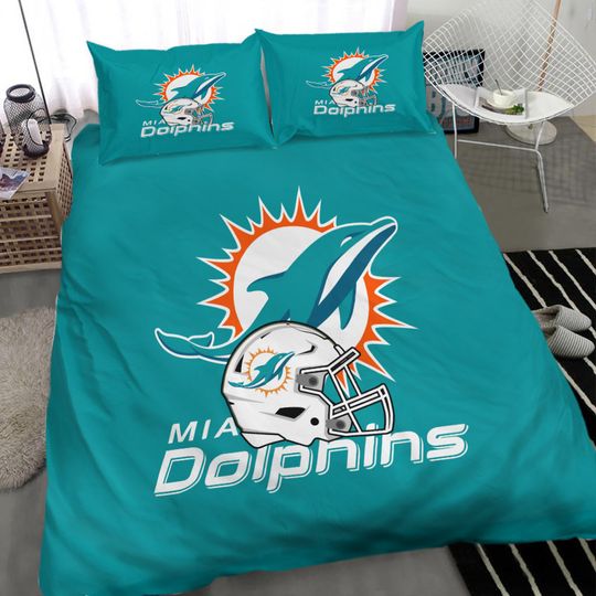 Miami Dolphins Bedding Set