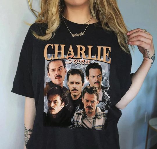 Vintage 90's Charlie Swan T-Shirt - Billy Burke Fan Tee
