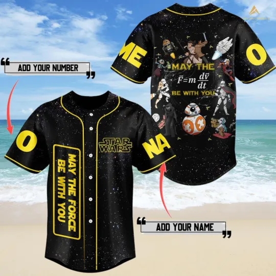 Personalized Star Wars Baseball Jersey Revenge Of The Sith 20th Jersey Shirt