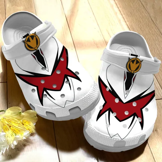 Power Rangers Dino Thunder White  Slippers Clogsband Clogs
