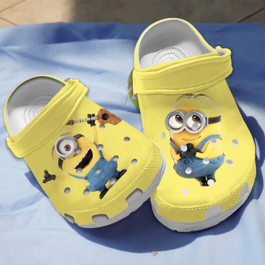 Discover Minions Love Music Slippers Clogsband Clogs For Adults Lovers