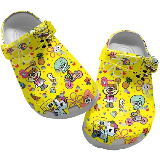 Spongebob Slippers Clogsband Clogs For Adults Lovers