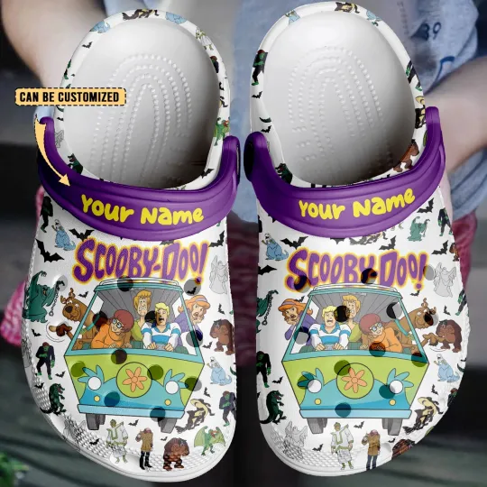 Personalized Scooby-Doo Cartoon Slippers Clogsband Clogs For Adults Lovers