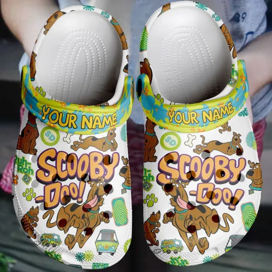 Personalized Scooby-Doo Cartoon Slippers Clogsband Clogs For Adults Lovers